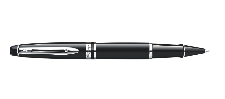 WATERMAN Expert - Black,Silver - Black - Metal - Lacquer - Fine - Ambidextrous