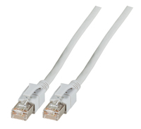 EFB Elektronik RJ45 Patchkabel S/FTP, Cat.6A, VC LED, 7,5m, grau