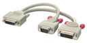 Lindy DVI-I -> DVI-D+ VGA Monitor Splitter Kabel - Kabel