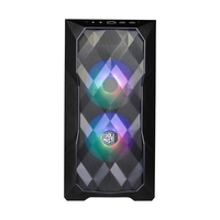 Cooler Master TD300 - Mini Tower - PC - Black - micro ATX - Mini-ITX - Mesh - Plastic - Steel - Multi