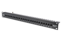 DIGITUS CAT 3 ISDN Patch Panel, ungeschirmt, schwarz