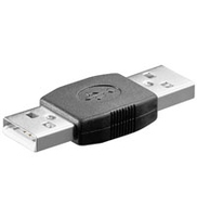 Delock Gender Changer USB - USB Typ A, 4-polig (M) - USB Typ A, 4-polig (M) - Schwarz