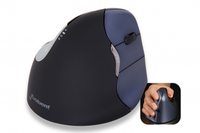 Bakker Evoluent4 Mouse Wireless (Right Hand) - Right-hand - Optical - RF Wireless - Black - Blue