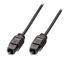 Lindy TosLink Cable (optical SPDIF) - 0.5m - TosLink - 0.5 m - Black