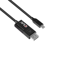 Club 3D USB 3.1 Typ C Kabel auf Displayport 1.4 UHD Adapter