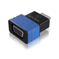 ICY BOX IB-AC516 - HDMI - VGA - Schwarz - Blau