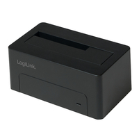LogiLink QP0026 - HDD - SSD - Serial ATA - Serial ATA II - Serial ATA III - 2.5,3.5" - USB 3.2 Gen 1 (3.1 Gen 1) Type-B - 5 Gbit/s - Black