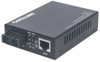 Intellinet Fast Ethernet Single Mode Media Converter - 10/100Base-Tx to 100Base-Fx (SC) Single-Mode - 20km (Euro 2-pin plug) - 100 Mbit/s - 100BASE-FX - 100Base-TX - 100Base-FX - IEEE 802.3 - IEEE 802.3u - Fast Ethernet - 10,100 Mbit/s