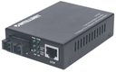 Intellinet Fast Ethernet Single Mode Media Converter - 10/100Base-Tx to 100Base-Fx (SC) Single-Mode - 20km (Euro 2-pin plug) - 100 Mbit/s - 100BASE-FX - 100Base-TX - 100Base-FX - IEEE 802.3 - IEEE 802.3u - Fast Ethernet - 10,100 Mbit/s