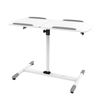 LogiLink BP0067A - Multimedia trolley - White - Steel - 10 kg - 0 - 35° - 2 shelves