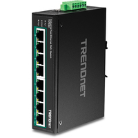 TRENDnet TI-PE80 - Unmanaged - Fast Ethernet (10/100) - Full duplex - Power over Ethernet (PoE) - Wall mountable