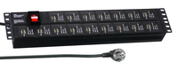EFB Elektronik 19“ 2HE Steckdosenleiste 32 x USB mit Schalter schwarz