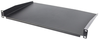 Intellinet 19" Cantilever Shelf - 1U - Shelf Depth 350mm - Non-Vented - Black - Rack shelf - Black - Steel - 25 kg - 1U - 48.3 cm (19")