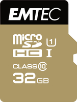 EMTEC Gold+ - Flash-Speicherkarte ( SD-Adapter inbegriffen ) - 32 GB