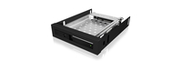 ICY BOX IB-2217StS - 8.89 cm (3.5") - Storage drive tray - 2.5" - SATA - SATA II - SATA III - Black - Aluminium - Plastic - Stainless steel