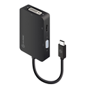 Alogic UCVGDVHD-ADP - USB Typ-C - DVI-D,HDMI,VGA - Schwarz - Windows 10 - 45 mm - 220 mm