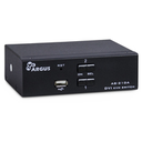 Inter-Tech Argus KVM-AS-21DA - KVM-/Audio-Switch - USB