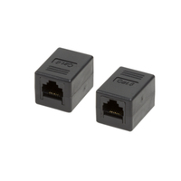 LogiLink NP0034 - Flach - Schwarz - RJ-45 - RJ-45 - Weiblich - Kunststoff