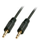 Lindy Audio Cable 3,5mm Stereo/3m - 3.5mm - Male - 3.5mm - Male - 3 m - Black