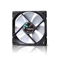 Fractal Design Dynamic X2 GP-12 PWM - Ventilator - 12 cm - 1200 RPM - 19,4 dB - 52,3 cfm - Schwarz - Weiß