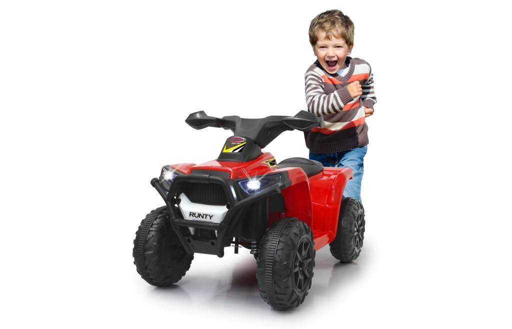 JAMARA Ride-on Mini Quad Runty - Battery-powered - Quadricycle - Boy - 2 yr(s) - 4 wheel(s) - Black - Red