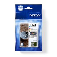 Brother LC422VALDR - 550 Seiten - 1650 Seiten - 4 Stück(e) - Multipack