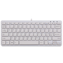 R-Go Compact Keyboard - QWERTY (NORDIC) - white - wired - Mini - Wired - USB - QWERTY - White