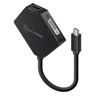 Alogic MDP-VGDVHD-ADP - 0,25 m - Mini DisplayPort - HDMI - DVI - VGA - Männlich - Weiblich - 1920 x 1200 Pixel