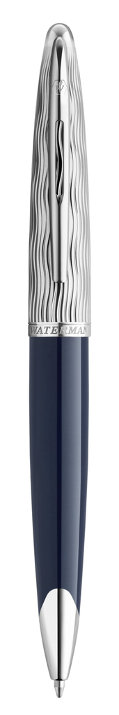 WATERMAN Kugels. Carene DeLuxe C.C Deep Blue Lacquer M Blau