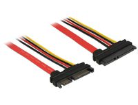 Delock 83802 - 0.1 m - SATA III - SATA 22-pin - SATA 22-pin - Male/Male - Multicolor