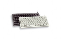 Cherry Slim Line COMPACT-KEYBOARD G84-4100 - Tastatur - 83 Tasten QWERTY - Schwarz