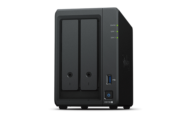 Synology DiskStation DS720+ - NAS - Desktop - Intel® Celeron® - J4125 - Black