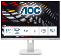 AOC P1 24P1/GR - 60,5 cm (23.8 Zoll) - 1920 x 1080 Pixel - Full HD - LED - 5 ms - Grau