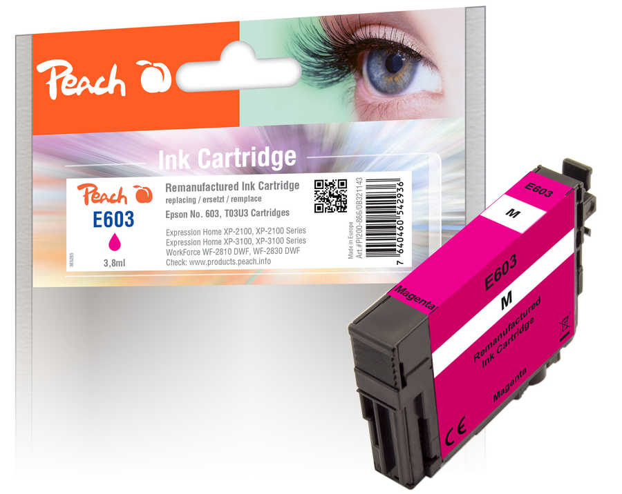 Peach Patrone Epson No. 603 mag PEA T03U3 REM FW