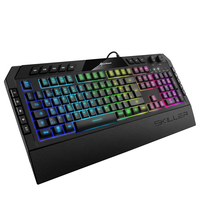 Sharkoon Skiller SGK5 - Volle Größe (100%) - USB - Mechanischer Switch - QWERTZ - RGB-LED - Schwarz