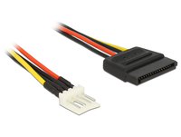 Delock Stromkabel - 4-Pin-Mini-Stromversorgungsstecker (M) bis 15 PIN SATA Power (M) - 24 cm