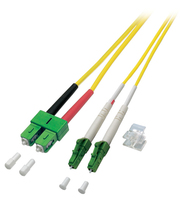 EFB Elektronik O0387.20 - 20 m - LSZH - OS2 - 2x SC - 2x LC - Yellow