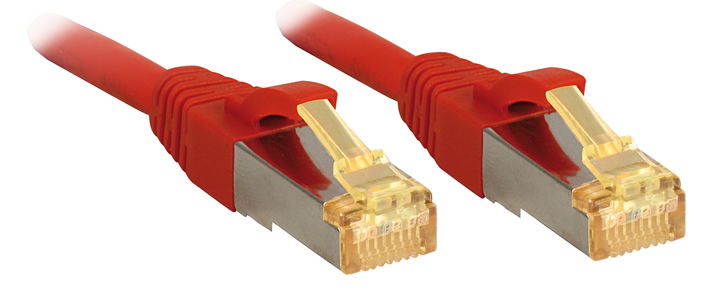 Lindy 47299 - 15 m - Cat7 - S/FTP (S-STP) - RJ-45 - RJ-45 - Red