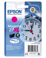 Epson Alarm clock Singlepack Magenta 27XL DURABrite Ultra Ink - Hohe (XL-) Ausbeute - Tinte auf Pigmentbasis - 10,4 ml - 1100 Seiten - 1 Stück(e)