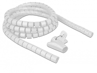 Delock 18840 - Cable floor protection - White - Polyethylene - 2.5 m - 2 cm