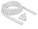 Delock 18840 - Cable floor protection - White - Polyethylene - 2.5 m - 2 cm