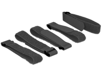 Delock 18704 - Black - 20 mm - 300 mm - 5 pc(s)