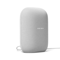 Google Nest Audio - Google Assistant - Oval - White - Plastic - Chromecast - Chromecast Audio - Android - iOS