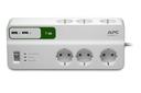 APC PM6U-GR - 1836 J - 6 AC outlet(s) - Type F - 230 V - 50 Hz - 2300 W