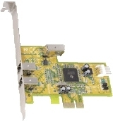 Dawicontrol DC-1394 PCIe - PCIe - 400 Mbit/s - Verkabelt - Microsoft Windows 2000 - XP - Vista - 2003