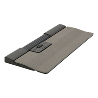 Contour Design SliderMouse Pro (Wired) with Regular wrist rest in fabric Light Grey - Ambidextrous - USB Type-A - 2800 DPI - Grey