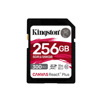 Kingston Canvas React Plus - 256 GB - SD - Klasse 10 - UHS-II - 300 MB/s - 260 MB/s