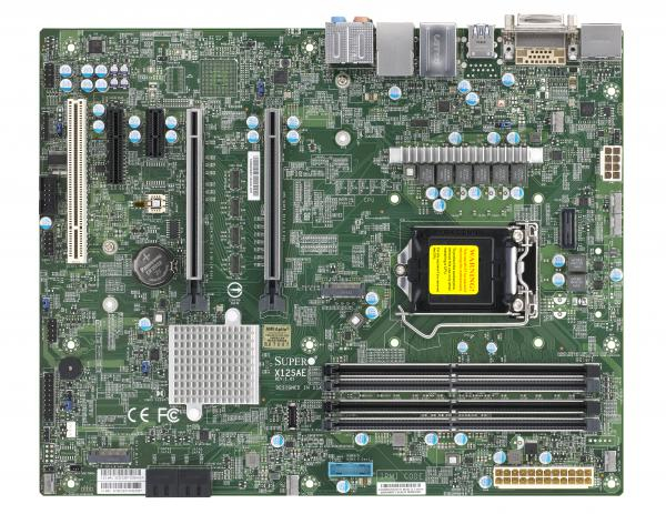 Supermicro X12SAE - Intel - LGA 1200 - Intel Celeron E - Intel® Core™ i3 - Intel Core i5 - Intel Core i7 - Intel Core i9 - Intel®... - DDR4-SDRAM - 128 GB - DIMM