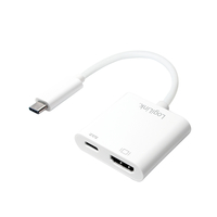 LogiLink 0.14m - 2xUSB-C/HDMI - 3840 x 2160 Pixel