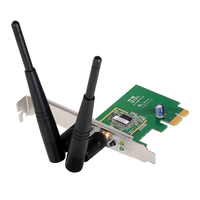 Edimax EW-7612PIN V2 - Internal - Wireless - PCI Express - WLAN - 300 Mbit/s - Black - Green - Silver